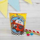 Стакан бумажный "С Днём Рождения! Гонки", 250 мл - Фото 1