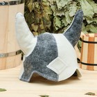 Шапка для бани "Викинг" комбинированная - Фото 2