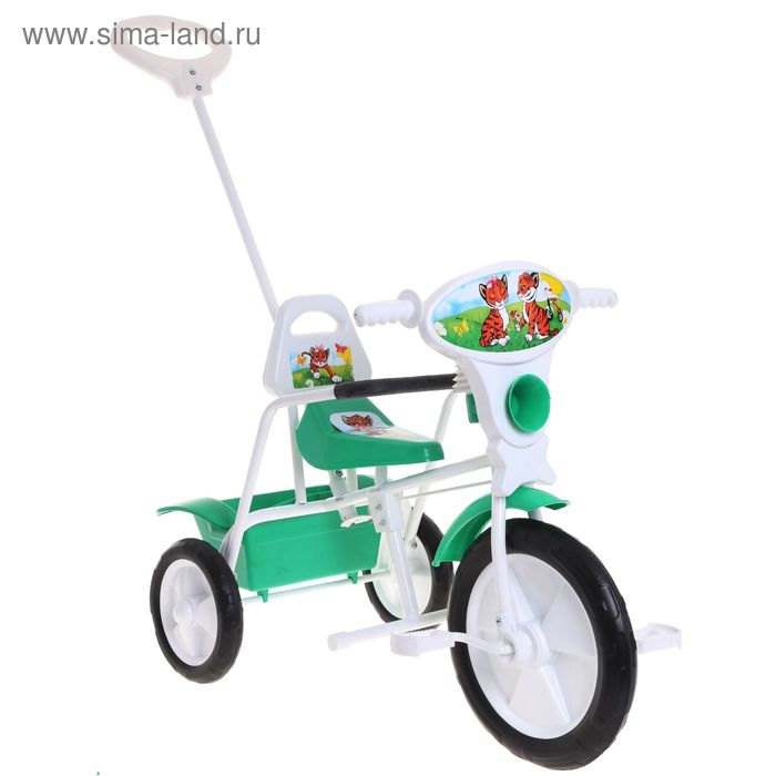 Велосипед трехколесный  "Малыш"  09П, цвет зеленый, фасовка: 2шт. - Фото 1