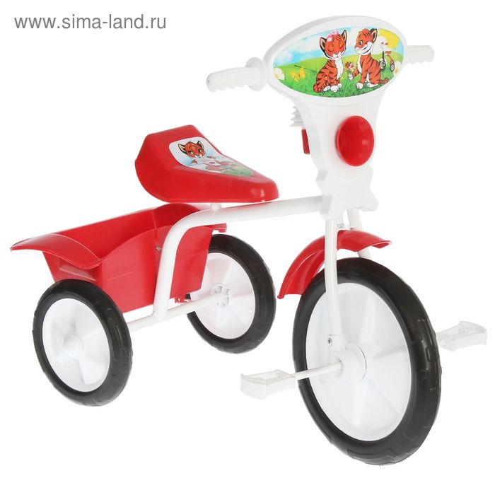 Велосипед трехколесный  "Малыш"  05П, цвет: красный, фасовка: 2шт. - Фото 1