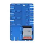Держатель для карт памяти и SIM карт SD-SIM Holder, для 2*SD, 3*SIM карт, 4*microSD, синяя - Фото 2