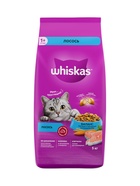 Сухой корм Whiskas для кошек, лосось, подушечки, 5 кг - Фото 3
