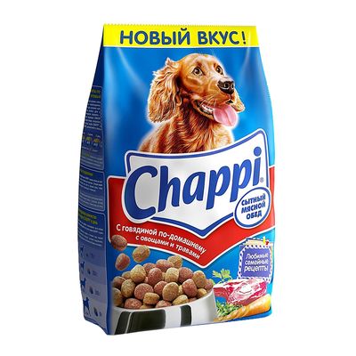 Сухой корм Chappi для собак, с говядиной по-домашнему, 2,5 кг