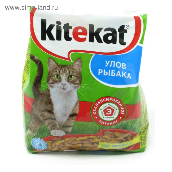 Сухой корм Kitekat "Улов рыбака" для кошек, 800 г - Фото 1