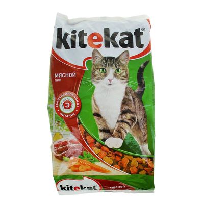 Сухой корм Kitekat "Мясной пир" для кошек, 800 г