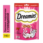 Лакомство Dreamies для кошек, говядина, 140 г - Фото 1