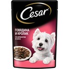 Влажный корм Cesar для собак, говядина/кролик/шпинат, пауч, 85 г - Фото 10