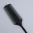 Расчёска для окрашивания, с хвостиком, 23 × 4 см, цвет чёрный - Фото 5