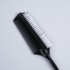 Расчёска для окрашивания, с хвостиком, 23 × 4 см, цвет чёрный - Фото 6