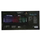 Клавиатура Qumo Dragon War Spirit, игровая, проводная, подсветка, 104 клавиши, USB, чёрная - фото 8277518