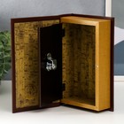 Шкатулка-сейф кожа "4 способа управления капиталом" 21х13х5 см - Фото 3