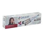 Плойка Galaxy GL 4602, 60 Вт, керамическое покрытие, d=16 мм, 200°С, белая - фото 9808944
