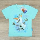 Футболка для девочек "Олаф", Холодное сердце, рост 86-92 (28) см, 1-2 года, 100% хлопок - Фото 1