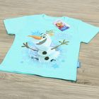 Футболка для девочек "Олаф", Холодное сердце, рост 110-116 (32) см, 5-6 лет, 100% хлопок - Фото 3