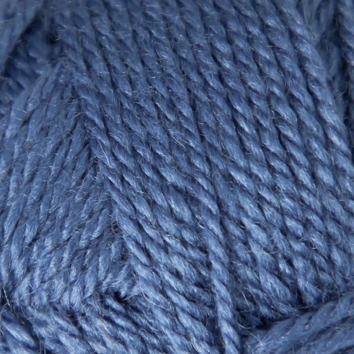 Пряжа для вязания спицами, крючком «Камтекс. Бамбино», 35% шерсть меринос, 65% акрил, 150 м/50 г, (022 джинса) - Фото 1