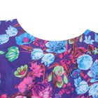 Платье женское, цвет фиолетовый/цветочный принт, размер 50 - Фото 6