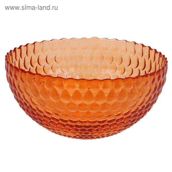 Салатник «Роса», 1,5 л, d=21 см, цвет оранжевый - Фото 1