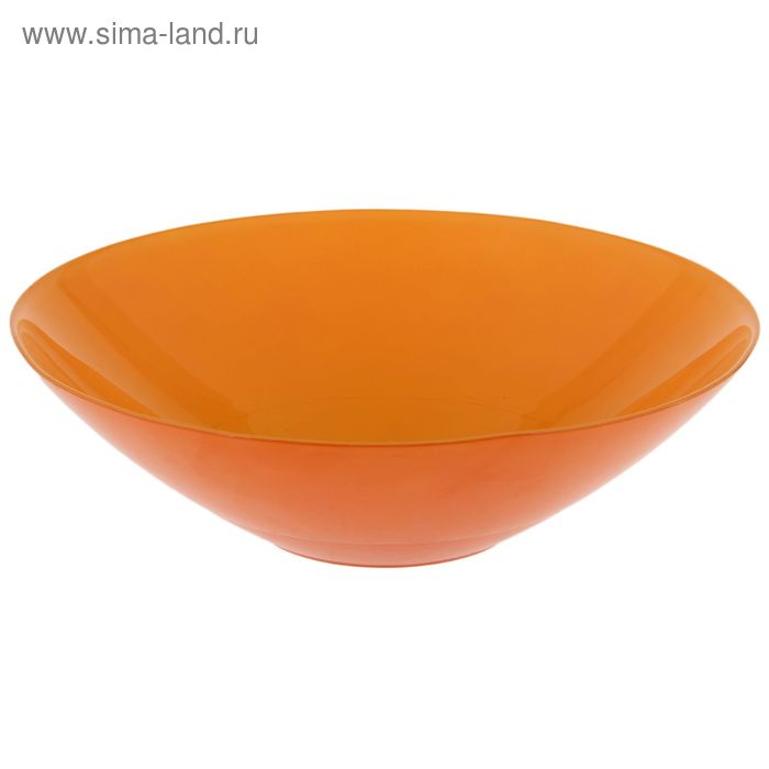 Салатник d=25 см "Голландия" 1,2 л, цвет оранжевый - Фото 1