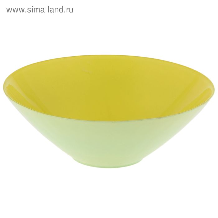 Салатник d=20 см "Голландия" 700 мл, цвет желто-зеленый - Фото 1