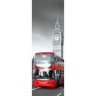 Фотообои "Красный Автобус", 0,9х2,7 м - Фото 1