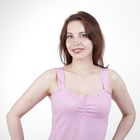 Сорочка женская, цвет белый/светло-розовый, размер 46 (арт. 1126-1) - Фото 4