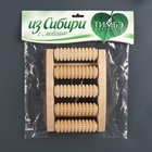 Массажёр для ног «Барабаны», 19 × 13 × 4 см, деревянный, 5 рядов - фото 24622903