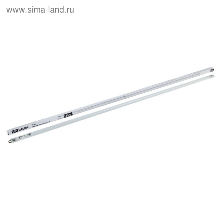Лампа люминесцентная TDM, двухцокольная, 765х12 мм, 30 Вт, 4000 К, линейная, SQ0355-0013 - Фото 1