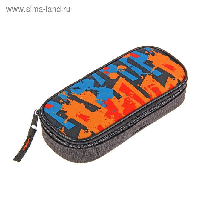 Пенал мягкий футляр ткань «Абстракция 3», 95х205х45 мм - Фото 1