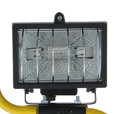 Прожектор галогенный TDM ИО150П, R7S, 150 Вт, 2700 К, IP54, переносной, чёрный