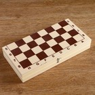 Шахматы (доска дерево 29х29 см, фигуры пластик, король h=7 см) - Фото 4