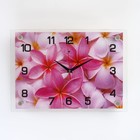 Часы-картина настенные, серия: Цветы, "Цветы", 25х35  см - фото 2846024