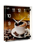 Часы настенные: Кухня, "Кофе", бесшумные, 25 х 25 см - Фото 4