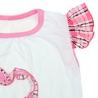 Блуза для девочки, рост 116 см, цвет белый/розовый (арт. К-056) - Фото 2