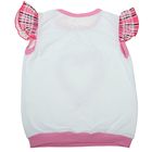 Блуза для девочки, рост 116 см, цвет белый/розовый (арт. К-056) - Фото 5