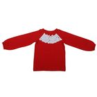 Блузка для девочки, рост 128 см, цвет красный И-034 - Фото 1