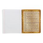 Тетрадь предметная "Золотая лихорадка-2" 48 листов, линейка "Литература", металлизированный картон, конгрев, выборочный УФ-лак - Фото 3