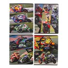 Тетрадь 48 листов линейка MotoGP, обложка мелованный картон, выборочный УФ-лак, МИКС - Фото 1