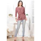 Блуза женская 4837а цвет красный, р-р 46, рост 164 см - Фото 1