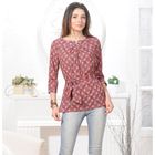 Блуза женская 4837а цвет красный, р-р 46, рост 164 см - Фото 5