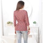 Блуза женская 4837а цвет красный, р-р 46, рост 164 см - Фото 6