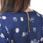 Блуза женская 4827а цвет тёмно-синий, р-р 46, рост 164 см - Фото 3