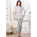 Блуза женская 4823 цвет белый, р-р 46, рост 164 см - Фото 1