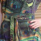 Платье женское 4761 цвет зеленый/фиолетовый, р-р 54 - Фото 3