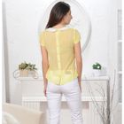Блуза женская 4825а цвет лимон/белый, р-р 44, рост 164 см - Фото 6
