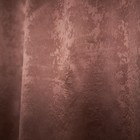 Штора портьерная Элегия, 135х260см 1шт, цвет шоколад, блэкаут теснение, 100% полиэстер - Фото 2