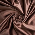 Штора портьерная Элегия, 135х260см 1шт, цвет шоколад, блэкаут теснение, 100% полиэстер - Фото 3