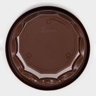 Горшок для цветов с поддоном «Доляна. Эрика», 1.8 л, пластиковый, коричневый - фото 67141373