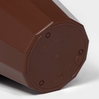 Горшок для цветов с поддоном «Доляна. Эрика», 700 мл, пластиковый, коричневый - Фото 4