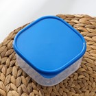 Контейнер квадратный Доляна, пищевой, 700 мл, цвет цвет синий - фото 4556259