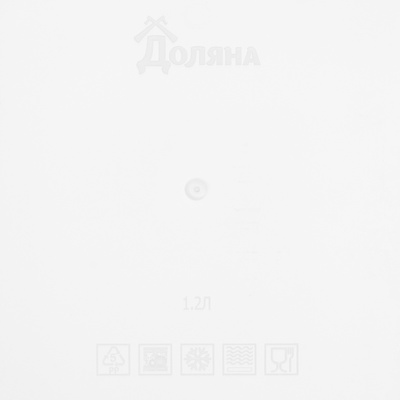 Контейнер пищевой Доляна, 1.2 л, синий
